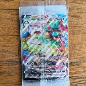 Pokémon Snorlax Vmax Sword & Shield Promo Jumbo Card Sealed